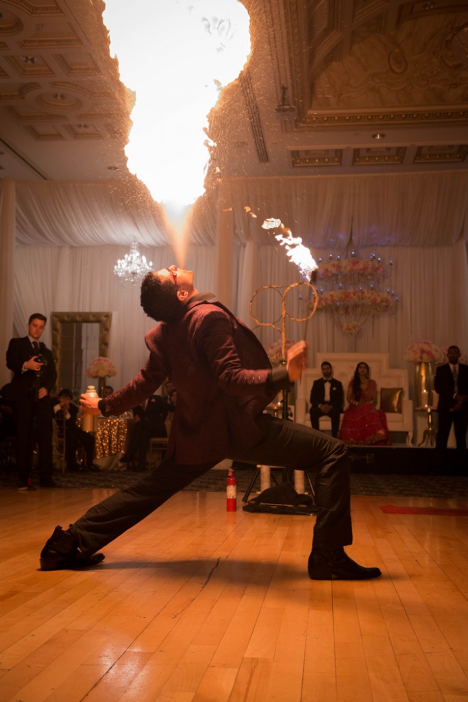 Entertain guests with a fire entertainer! rebeccachan.ca