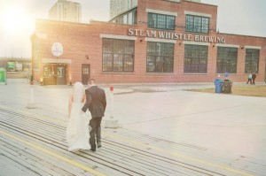 Wedding at the Steam Whistle Brewery, Toronto. rebeccachan.ca