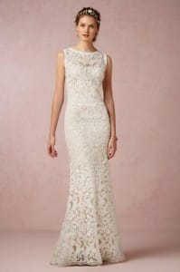 Lace BHLDN Wedding Dress