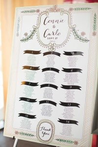Modern pink and gold wedding at Malaparte
