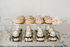 Modern gold and pink wedding at Malaparte