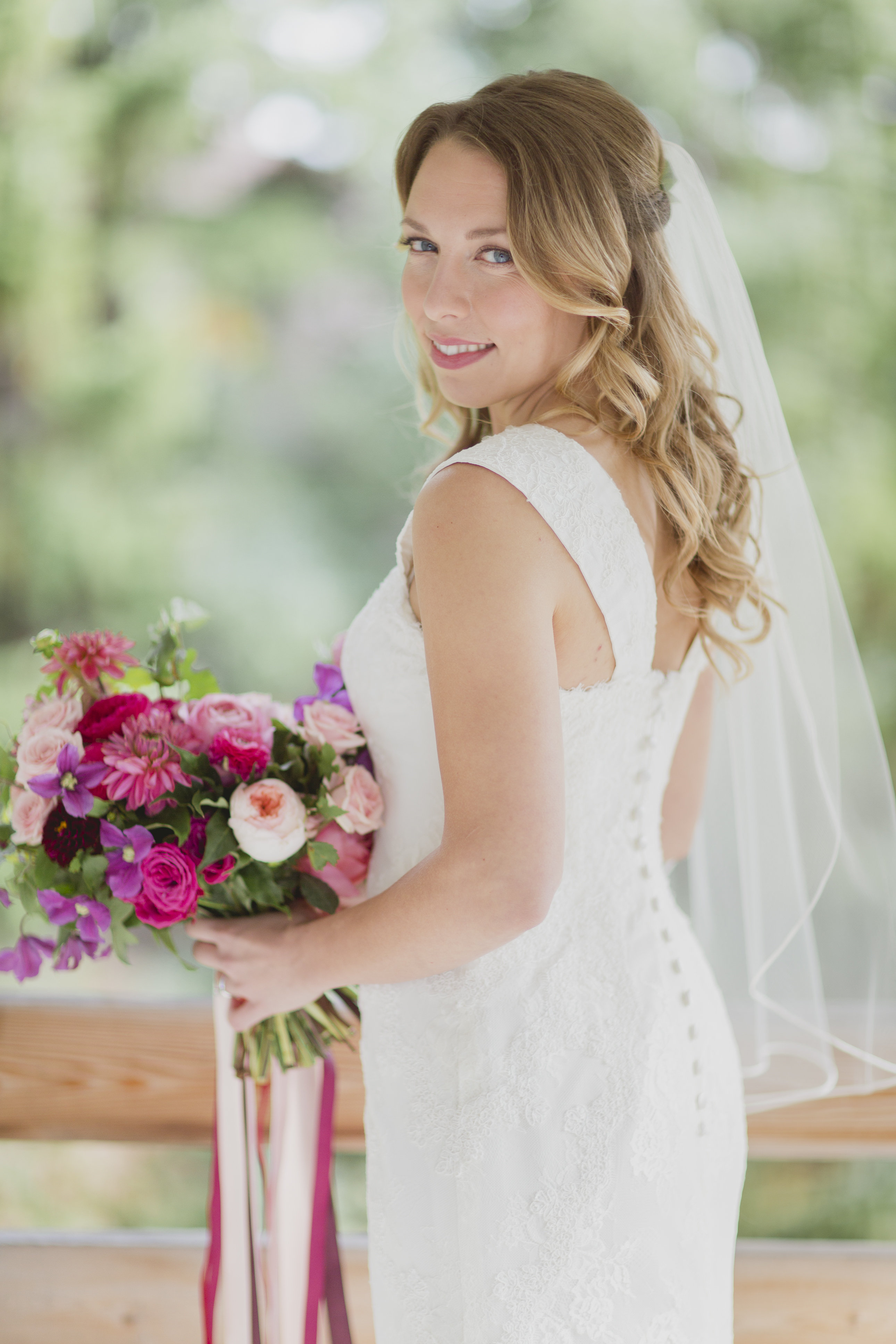 Romantic cranberry and peach wedding. See more at Rebecca Chan Weddings and Events https://rebeccachan.ca