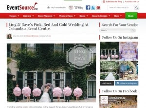 Rebecca Chan Weddings & Events featured on eventsource.ca blog