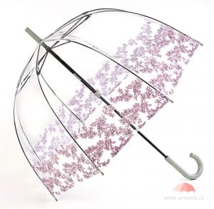 White Umbrella Co - floral clear bubble umbrella Toronto