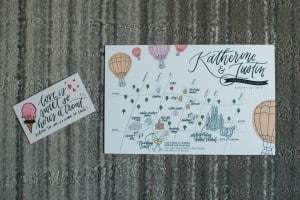 Whimsical hot air balloon and peaches wedding, by Rebecca Chan Weddings and Events rebeccachan.ca