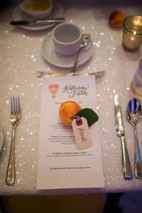 Whimsical hot air balloon and peaches wedding, by Rebecca Chan Weddings and Events rebeccachan.ca