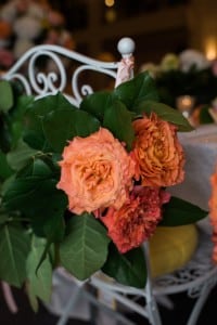 Whimsical hot air balloon and peaches wedding, by Rebecca Chan Weddings and Events rebeccachan.ca