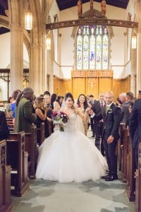 Elegant vintage-inspired purple and gold wedding - Ceremony