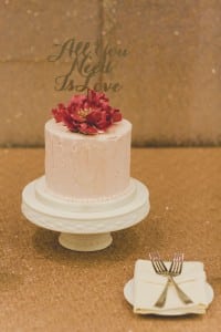 Modern Chic Fuschia and Peach Wedding