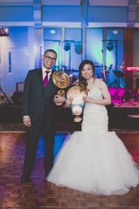 Modern Chic Fuschia and Peach Wedding