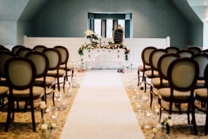 Estates of Sunnybrook indoor ceremony inspiration