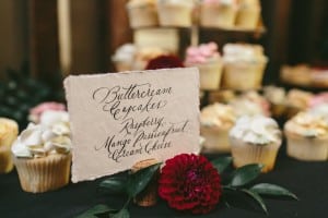 Wedding Day Stationary idea from an Elegant and Rustic Toronto Wedding in the Distillery District - Hand lettered signage
