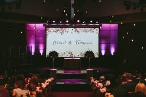 Sophisticated Garden-Inspired Wedding in Toronto at Harvest Bible Chapel
