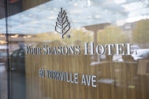 Modern White and Blush Wedding at Four Seasons Hotel Toronto