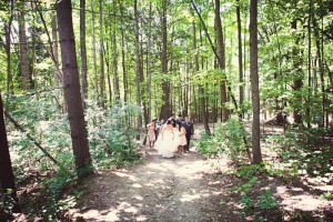 Quirky outdoor wedding at Kortright Centre