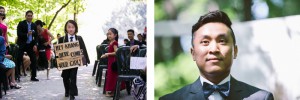 Quirky outdoor wedding at Kortright Centre