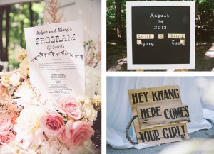Quirky outdoor wedding at Kortright Centre
