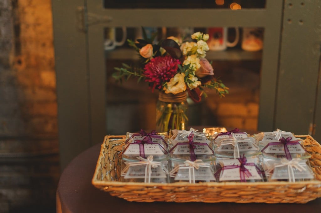 Intimate wedding at Balzac's in the Distillery District