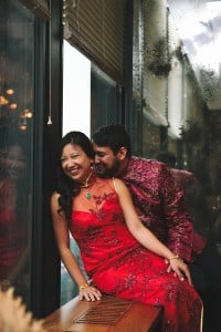 Modern wedding at Canoe Restaurant