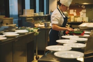 Modern wedding at Canoe Restaurant