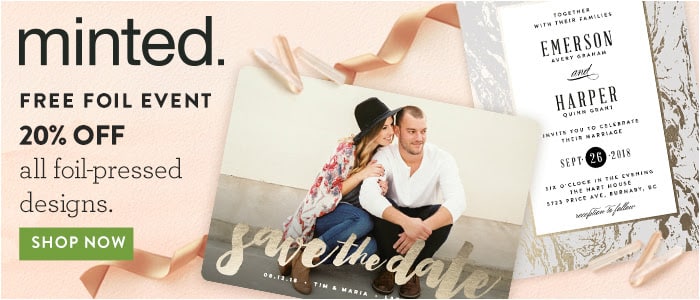 Wedding Paper Divas and Minted sales