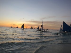 Honeymoon in Boracay, Phillippines - Boracay Sunset