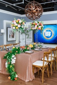 Our summer garden inspired table featured in the Cityline Wedding Special. Designed by Rebecca Chan Weddings and Events rebeccachan.ca