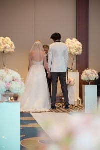 Modern Blush Wedding with Lucas Nogueira of the Toronto Raptors