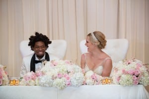 Modern Blush Wedding with Lucas Nogueira of the Toronto Raptors