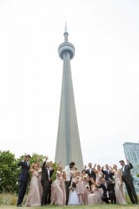 Modern Blush Wedding with Lucas Nogueira of the Toronto Raptors