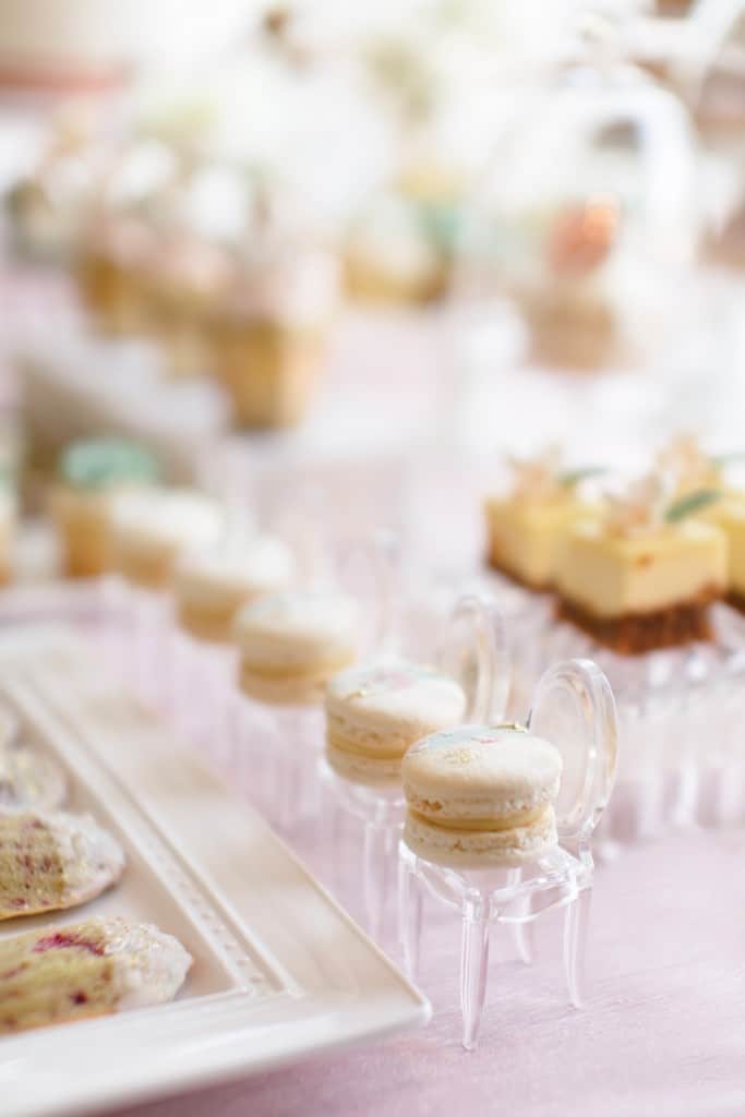 Sweets table - Ombre and Blush Wedding at Malaparte