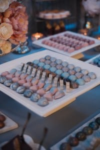 Dreamy sweets table from Monde Du Chocolat - Whimsical wedding at Toronto Board of Trade