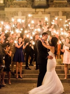 Sparklers first dance - Elegant Graydon Hall Manor wedding