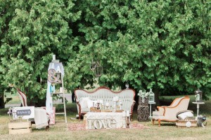 Rustic Outdoors Tented Wedding