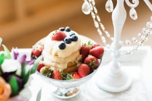 Organic Sweets table - Rustic outdoor tented wedding