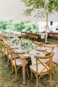 Rustic Outdoors Tented Wedding