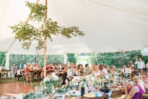 Rustic Outdoors Tented Wedding