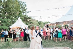 Organic Sweets table - Rustic outdoor tented wedding