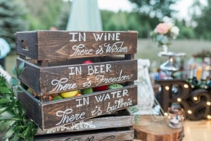 Rustic Outdoors Tented Wedding