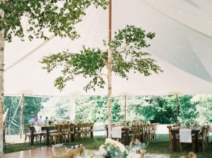 Rustic Outdoors Tented Wedding