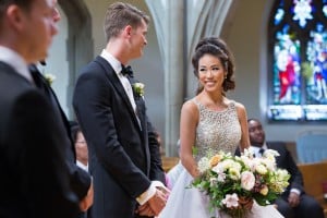 Wedding ceremony at Islington United Church