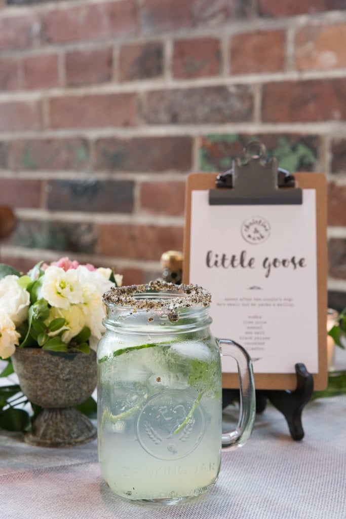 Signature drink - Romantic Rustic Wedding at the Steam Whistle Brewery