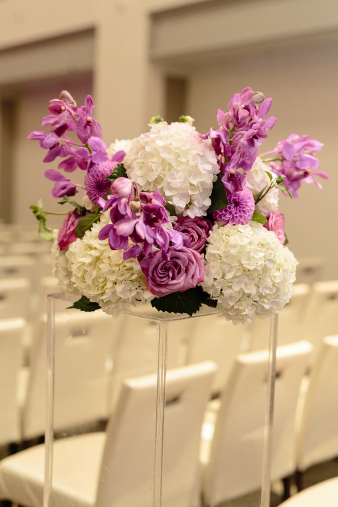 Modern Arcadian Court wedding ceremony