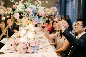 Blush and Blue Wedding at Malaparte