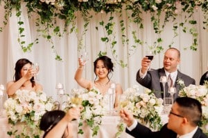 Romantic Pink and Gold Wedding at Omni King Edward Hotel