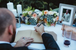 Rustic gay wedding at Toronto's Ward's Island. rebeccachan.ca