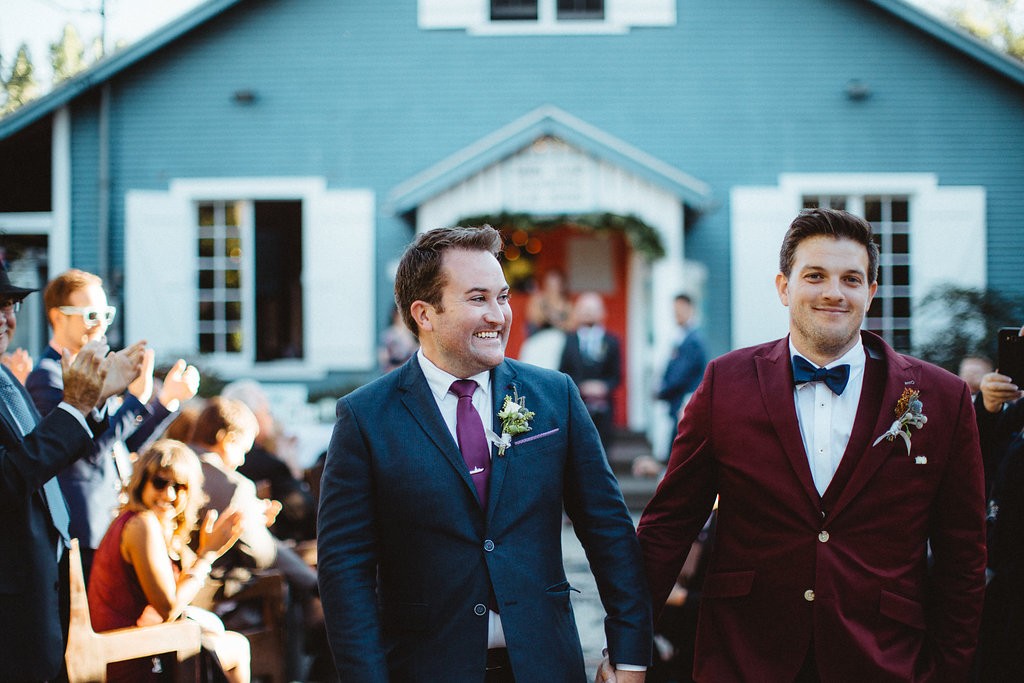 Rustic gay wedding at Toronto's Ward's Island. Rebecca Chan Weddings and Events rebeccachan.ca