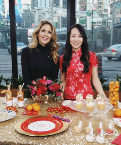 Rebecca Chan on Breakfast Television for Chinese New Year