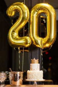 Glamorous 20th birthday party at Canoe