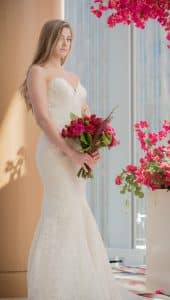 Ferre Sposa wedding gowns with Rachel A. Clingen bouquets